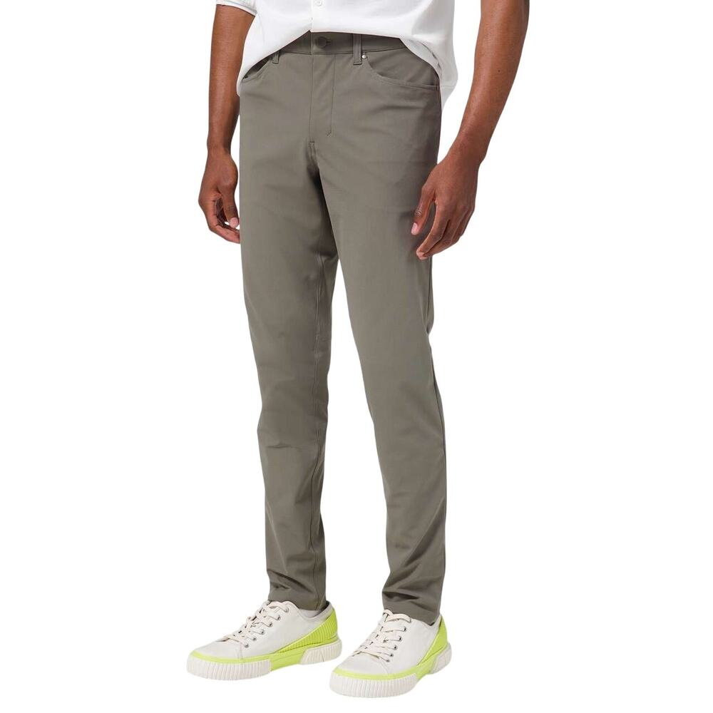 Lululemon Men's Size 30 ABC Pant Slim Warpstreme Grey Sage M5AD9S A40